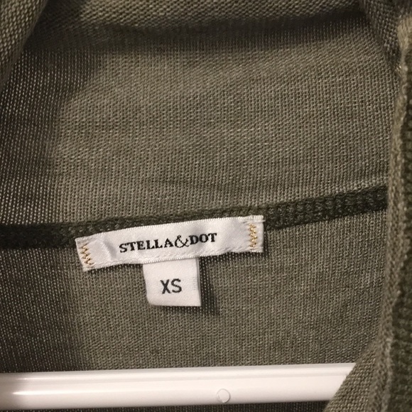 Stella&dot The Always Cardigan.  Olive - Picture 4 of 8